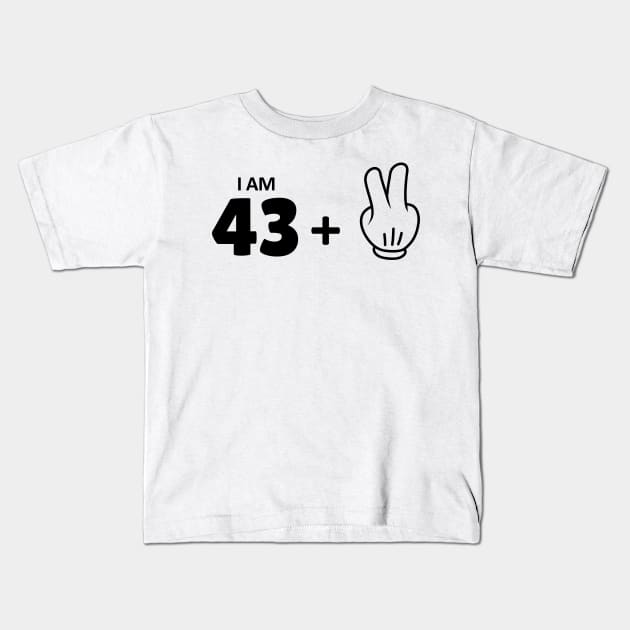 45th birthday Kids T-Shirt by Circle Project